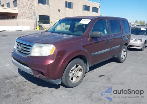 2012 Honda Pilot Lx из США, поврежденный, VIN 5FNYF4H28CB076974